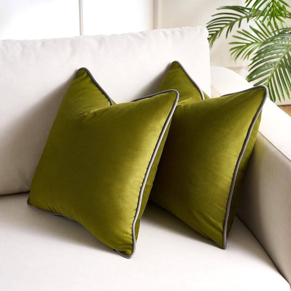9306 Green Throw Pillows Covers Throw Pillow Covers 16x16 Decorative